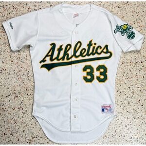 Rawlings MLB Oakland Athletics Jose Canseco #33 Mr.‎ 40-40 Vtg Jersey Size 40